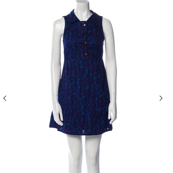 Marc by Marc Jacobs navy floral dress 2 - Picture 6 of 6